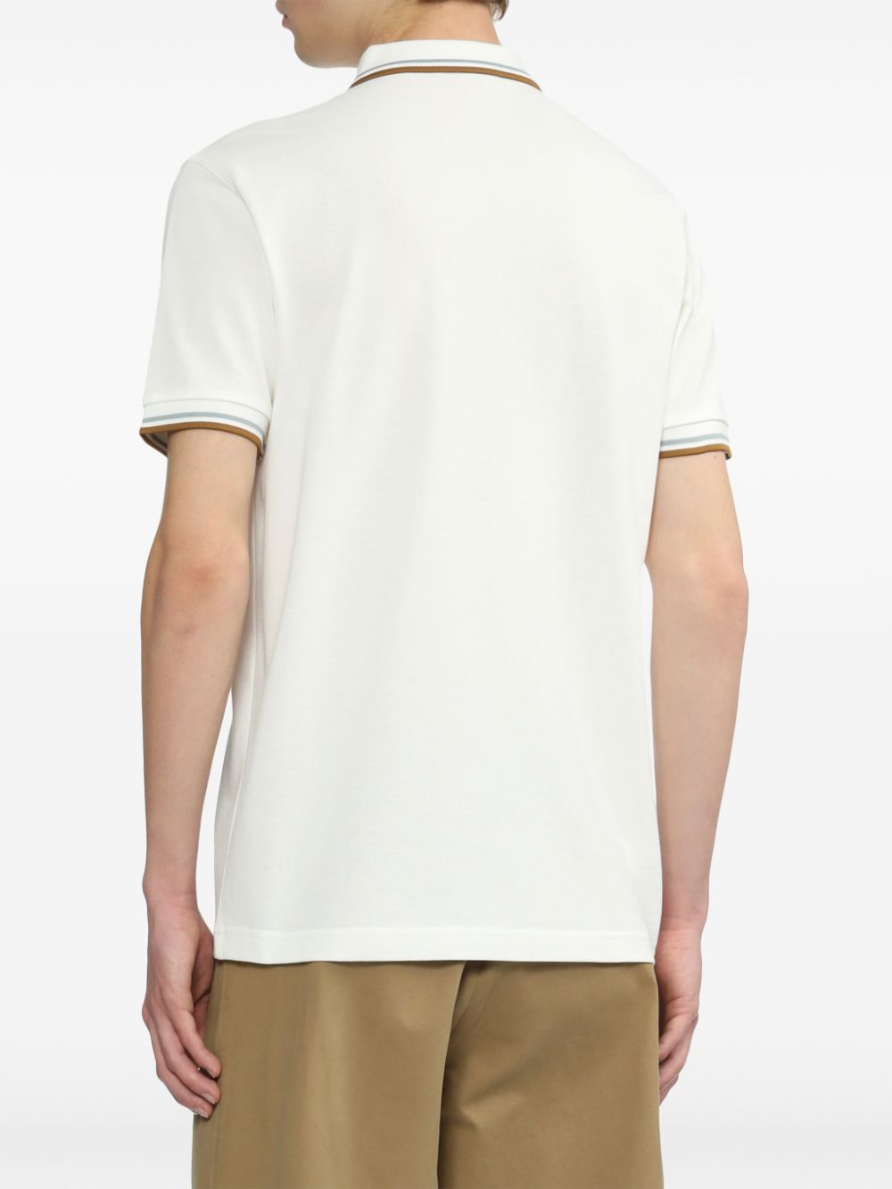embroidered-logo cotton polo shirt