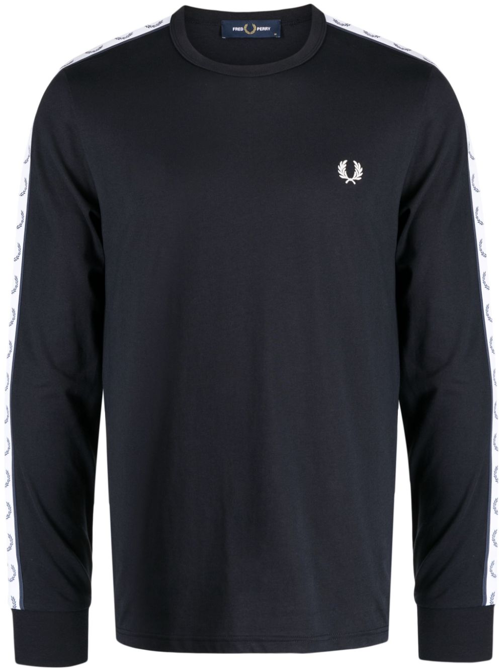 sweat-shirt à manches longues avec logo brodé
