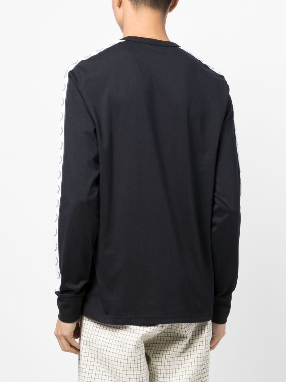 sweat-shirt à manches longues avec logo brodé