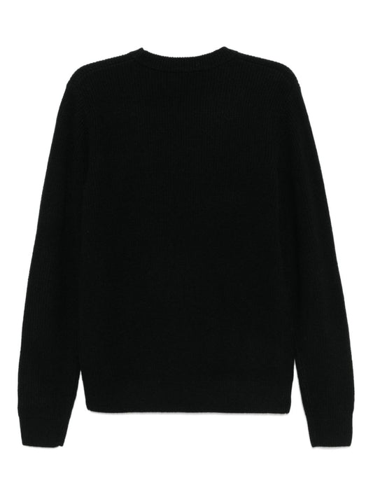 embroidered logo jumper