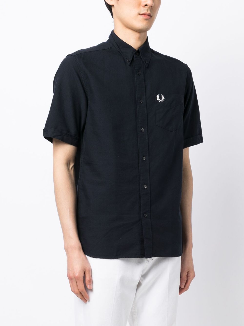 chemise en coton à manches courtes