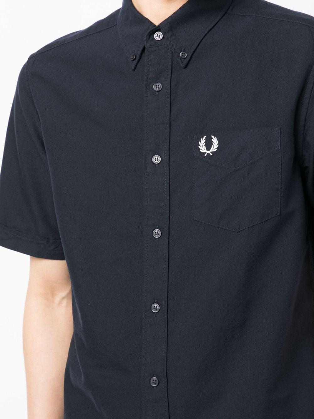chemise en coton à manches courtes