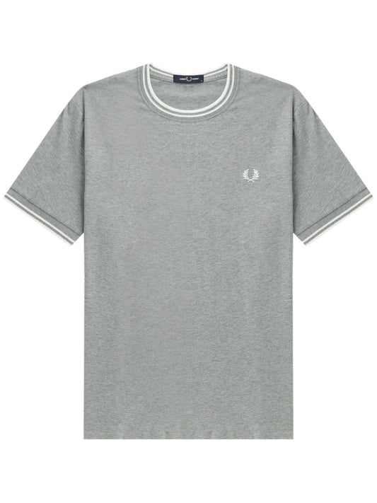 t-shirt en coton avec logo brodé