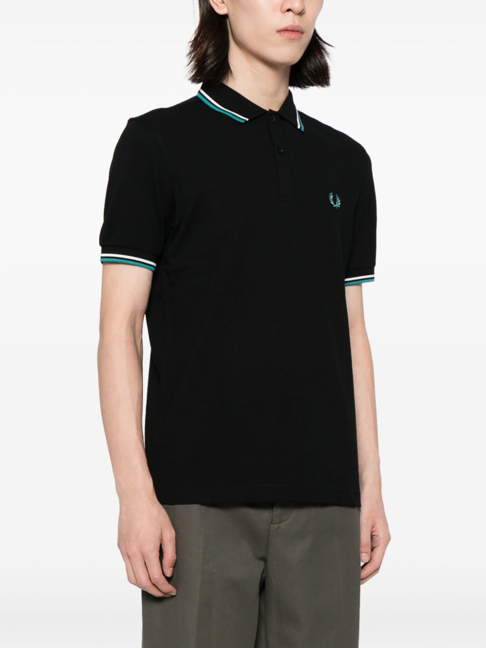 Twin Tipped cotton polo shirt