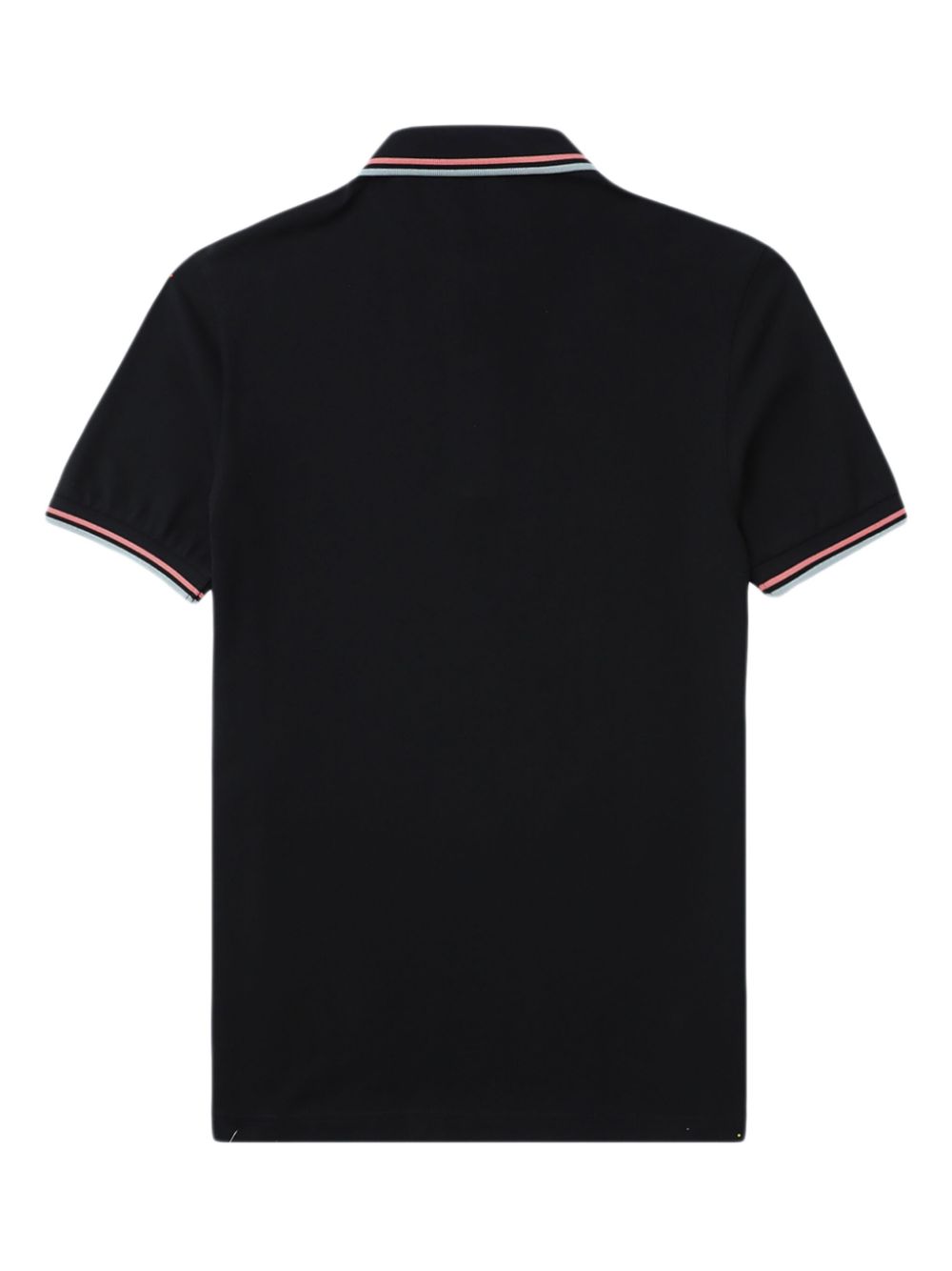 stripe-detail cotton polo shirt