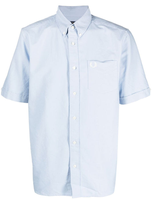 short-sleeve cotton shirt