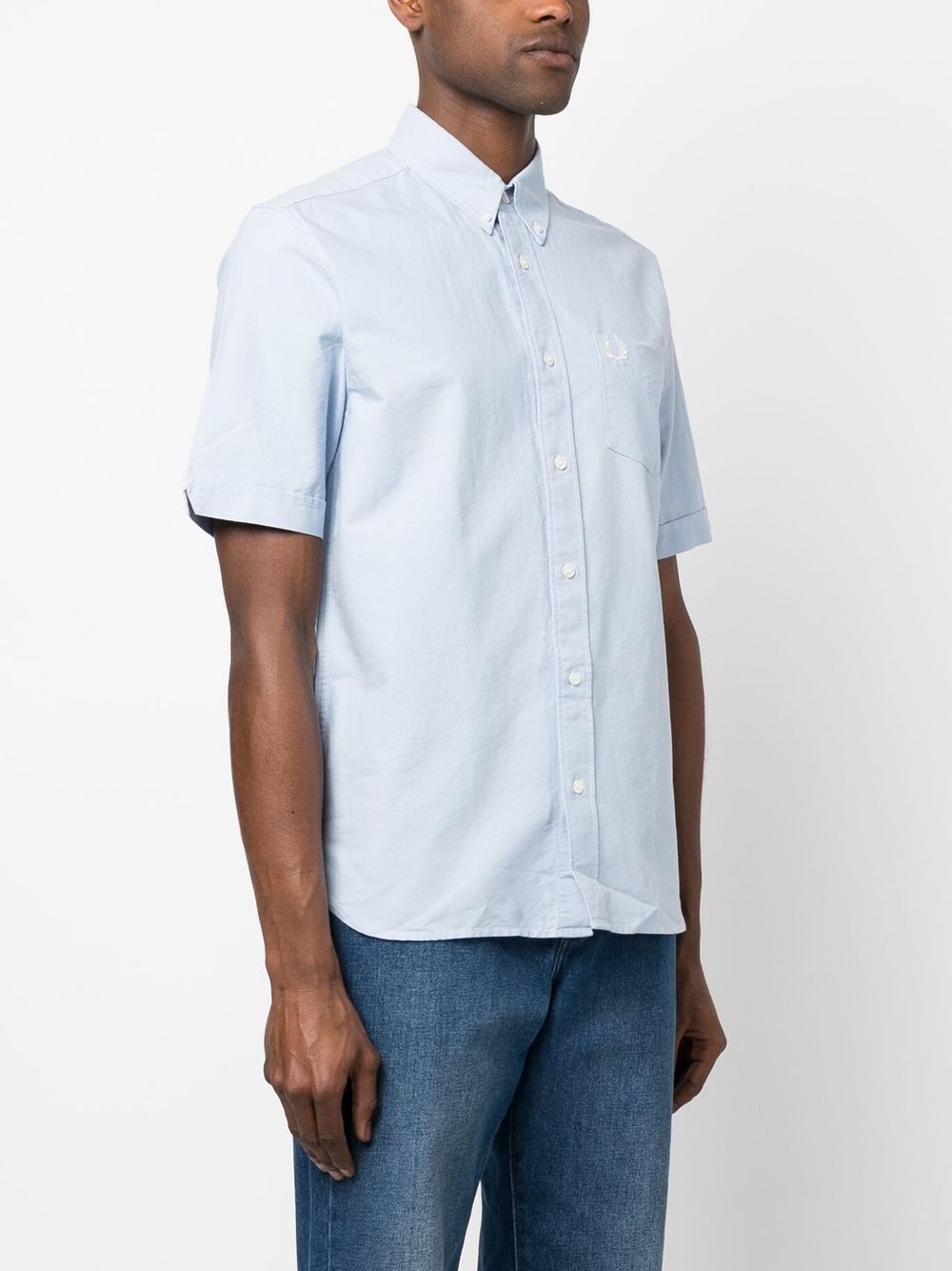 chemise en coton à manches courtes