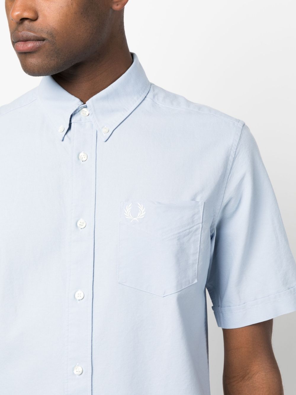 chemise en coton à manches courtes