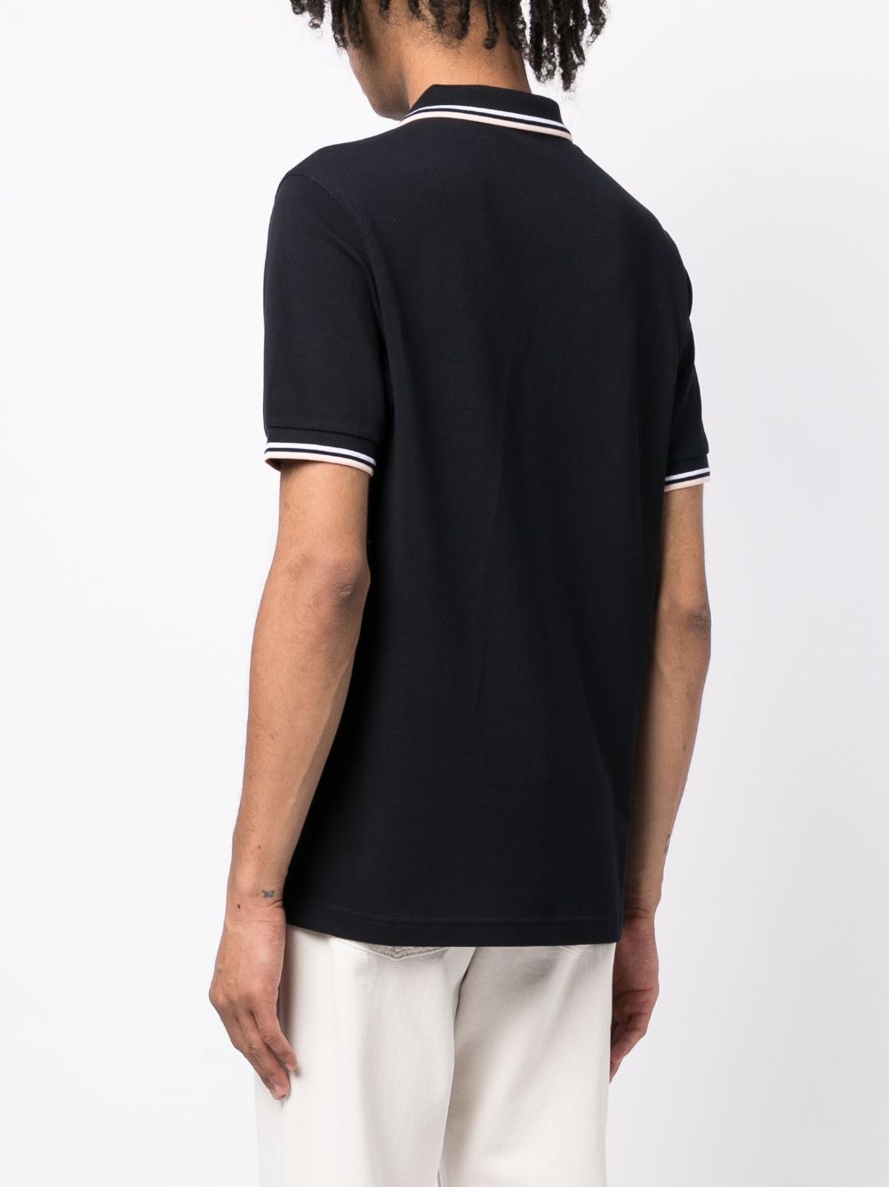 embroidered-logo polo shirt