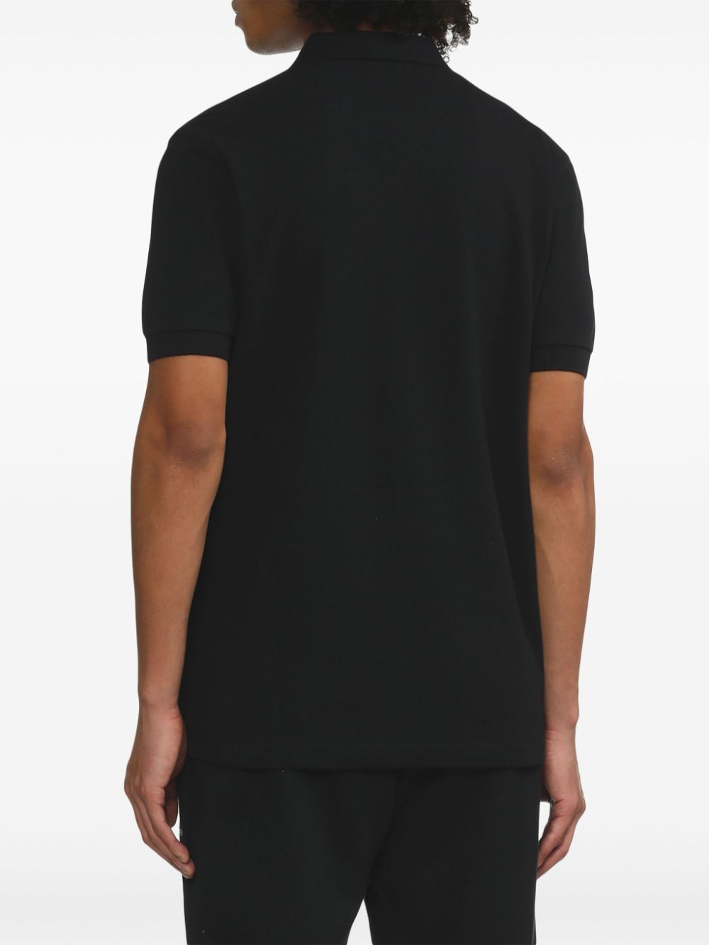logo-embroidered cotton polo shirt