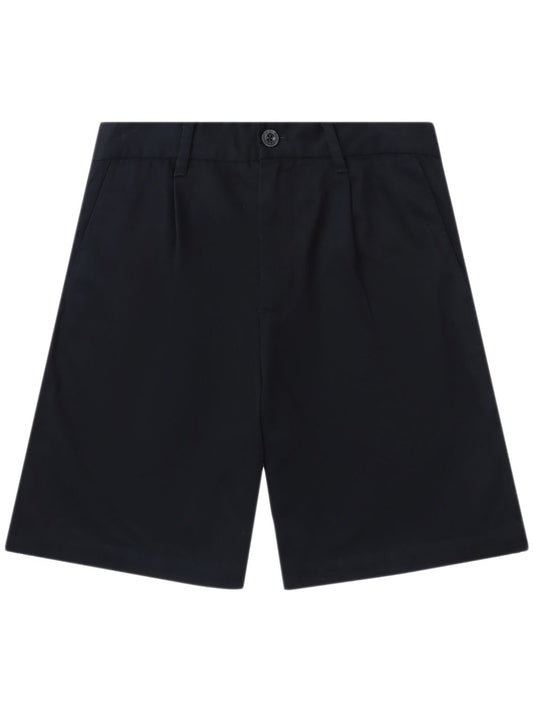 logo-embroidered chino shorts