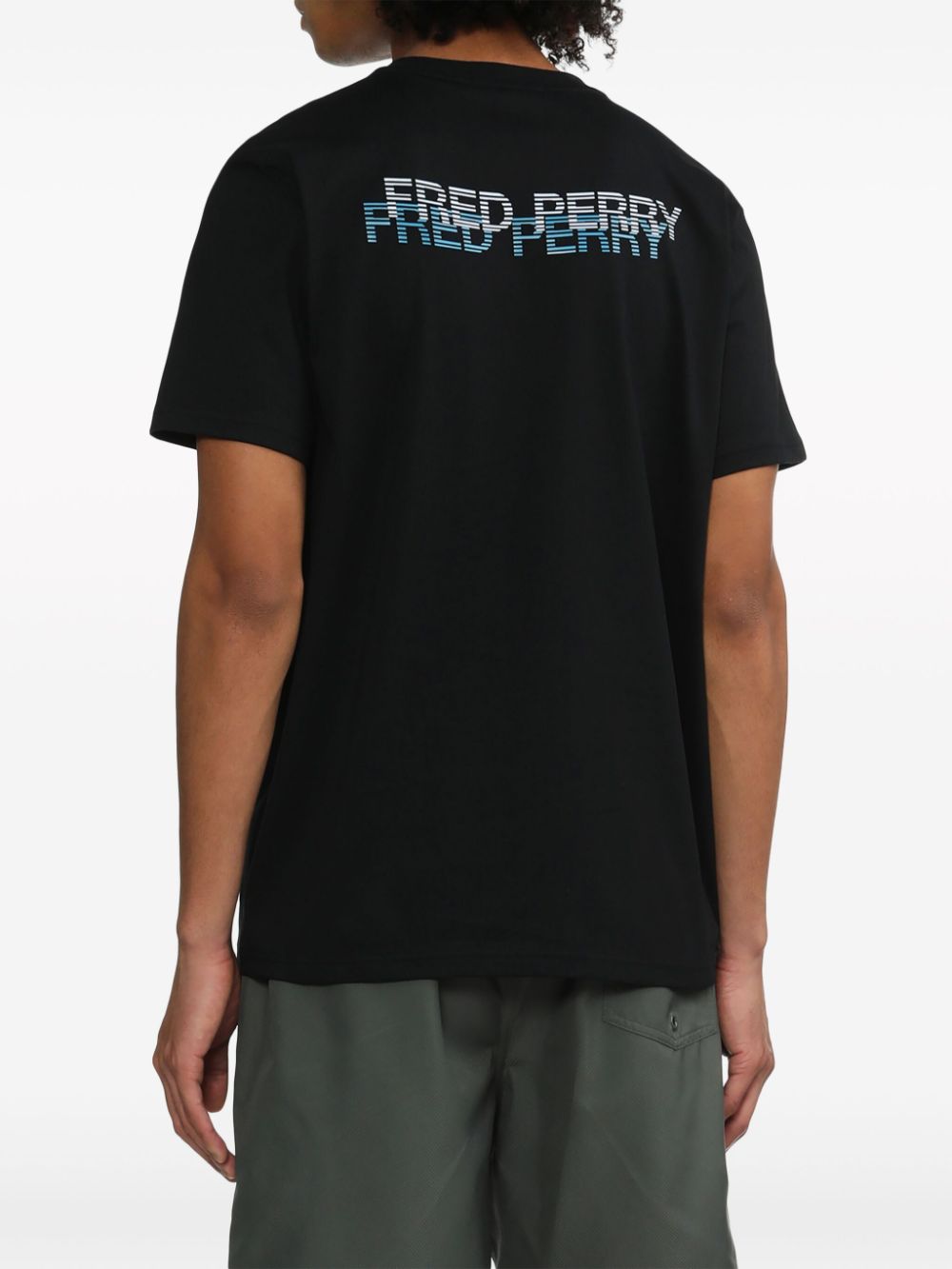 logo-embroidered cotton T-shirt