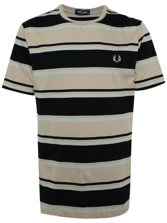 t-shirt en coton avec logo brodé