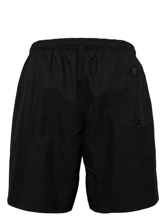logo-embroidered swim shorts