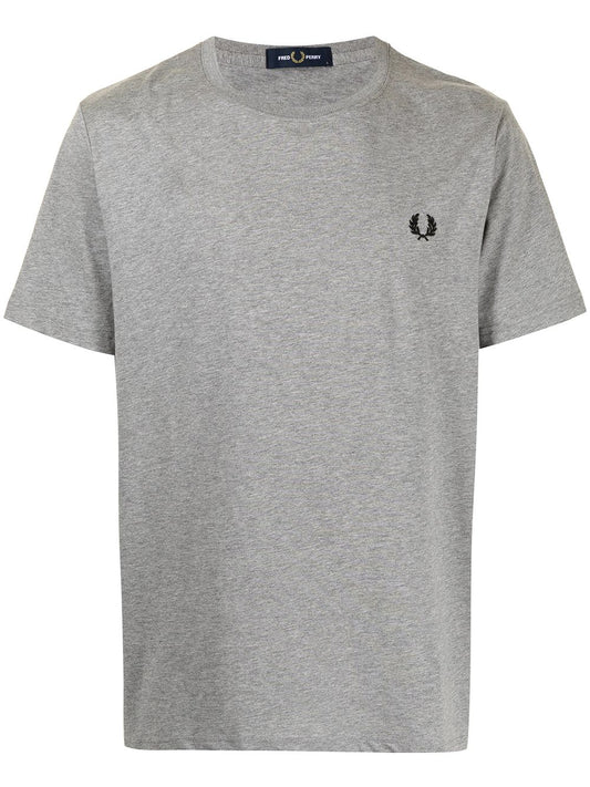 T-shirt à manches courtes avec logo brodé