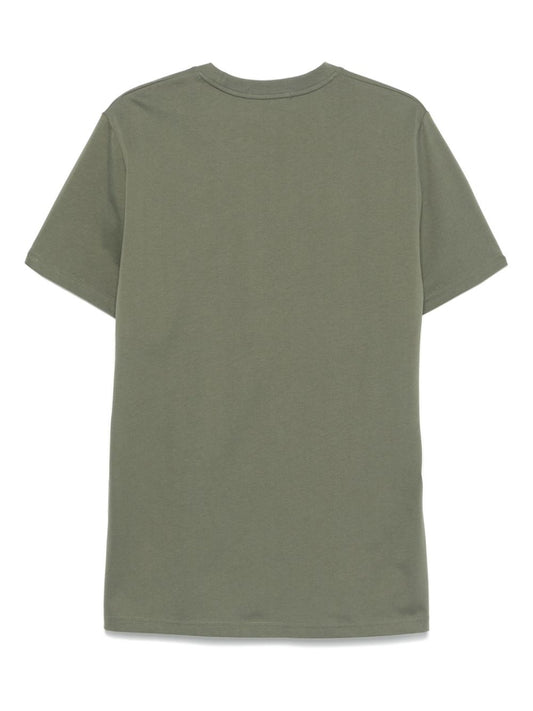 logo-embroidered T-shirt