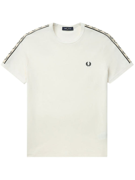 logo-embroidered cotton T-shirt