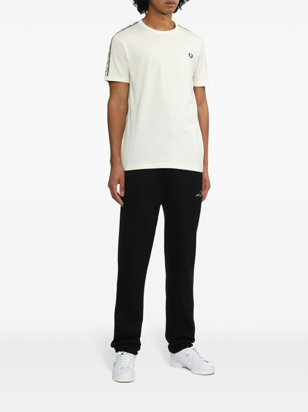 logo-embroidered cotton T-shirt