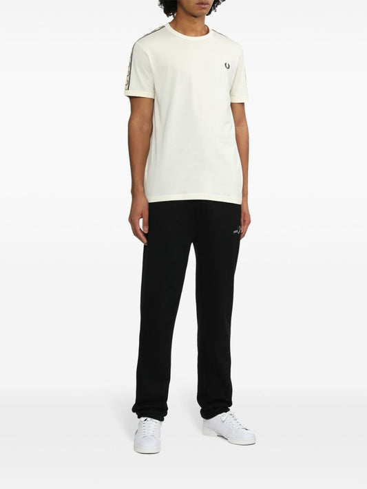 logo-embroidered cotton T-shirt