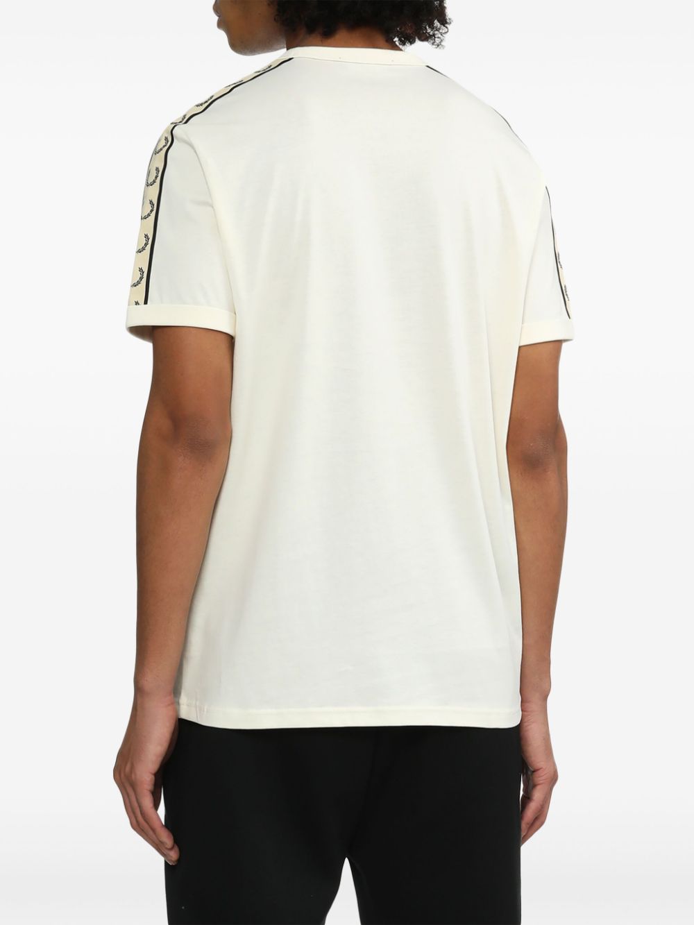 logo-embroidered cotton T-shirt