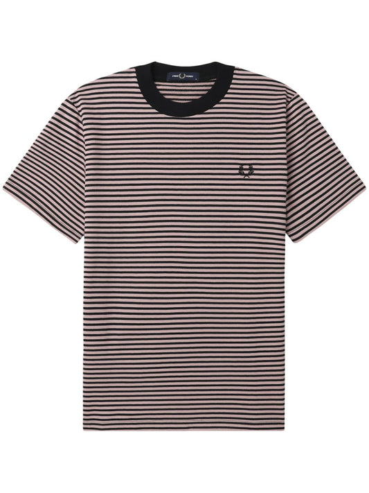 logo-embroidered cotton T-shirt
