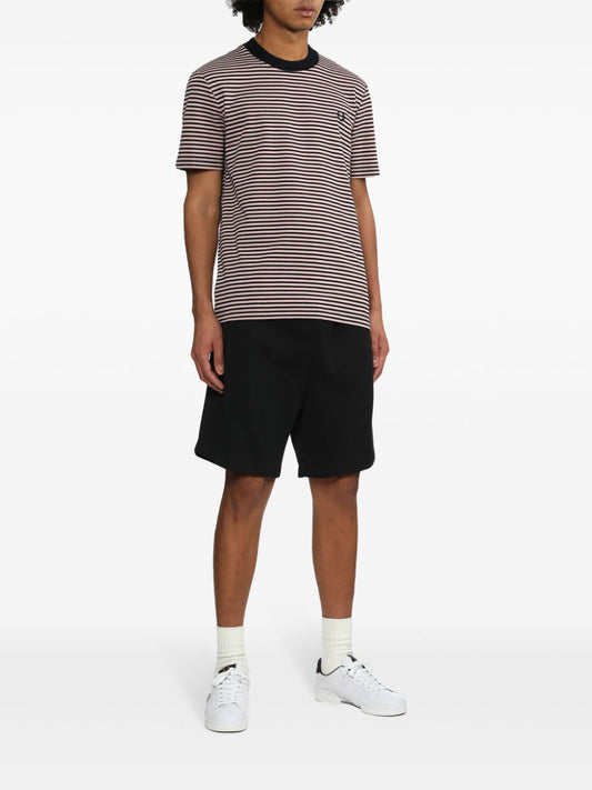 logo-embroidered cotton T-shirt