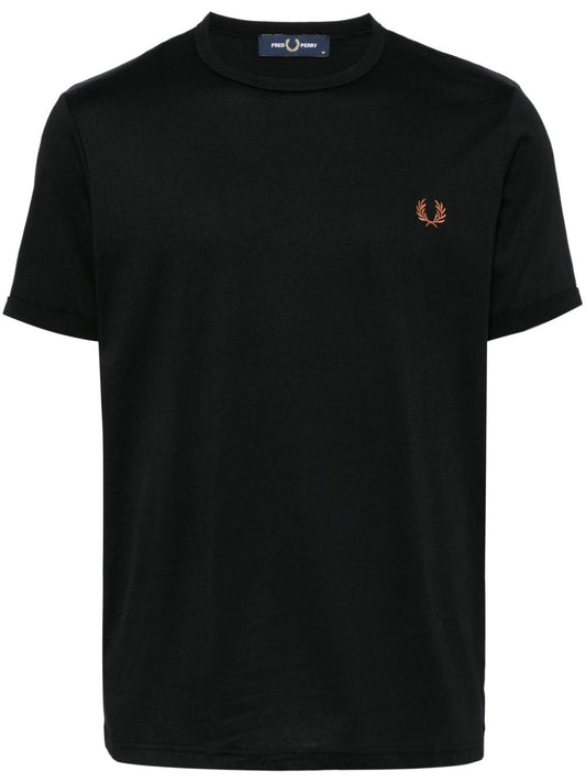 embroidered logo crew-neck sweatshirt