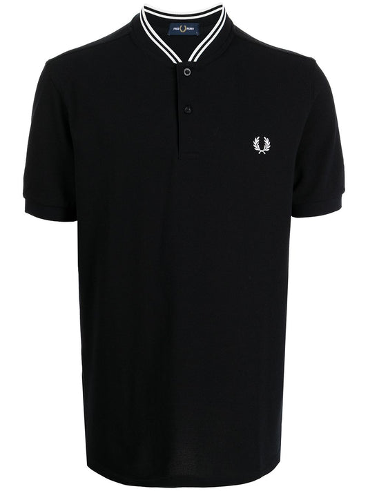 T-shirt polo avec logo brodé