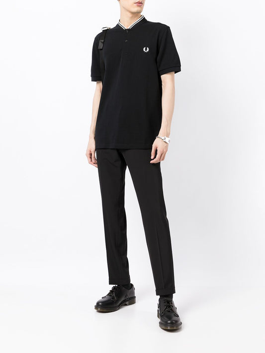 T-shirt polo avec logo brodé