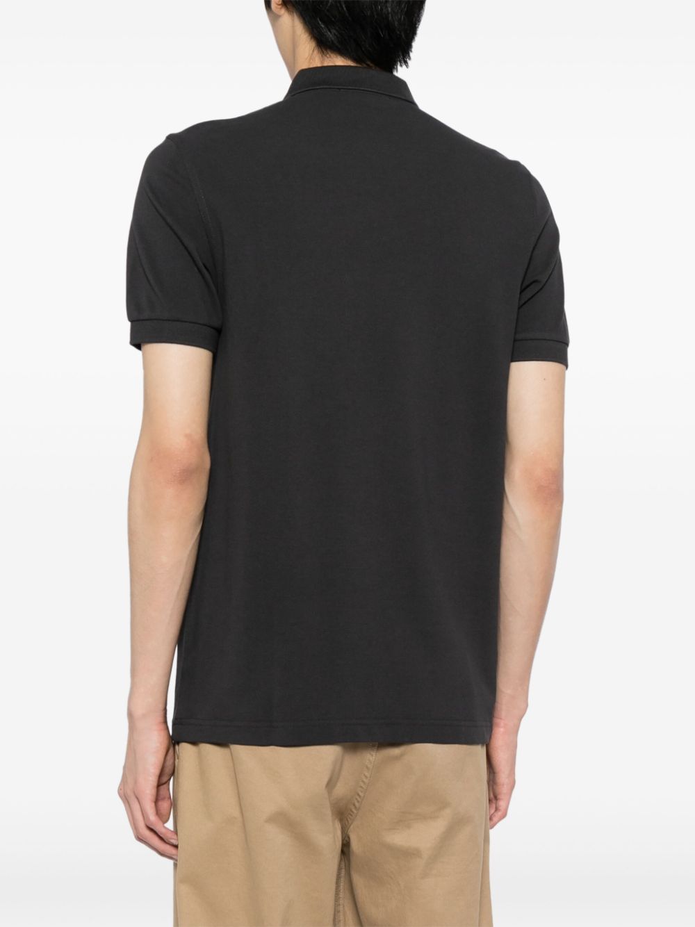 Laurel Wreath-embroidered cotton polo shirt