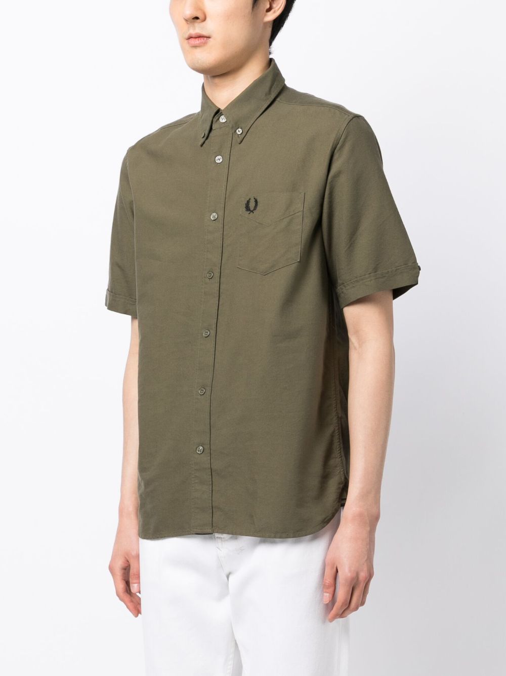 chemise en coton à manches courtes