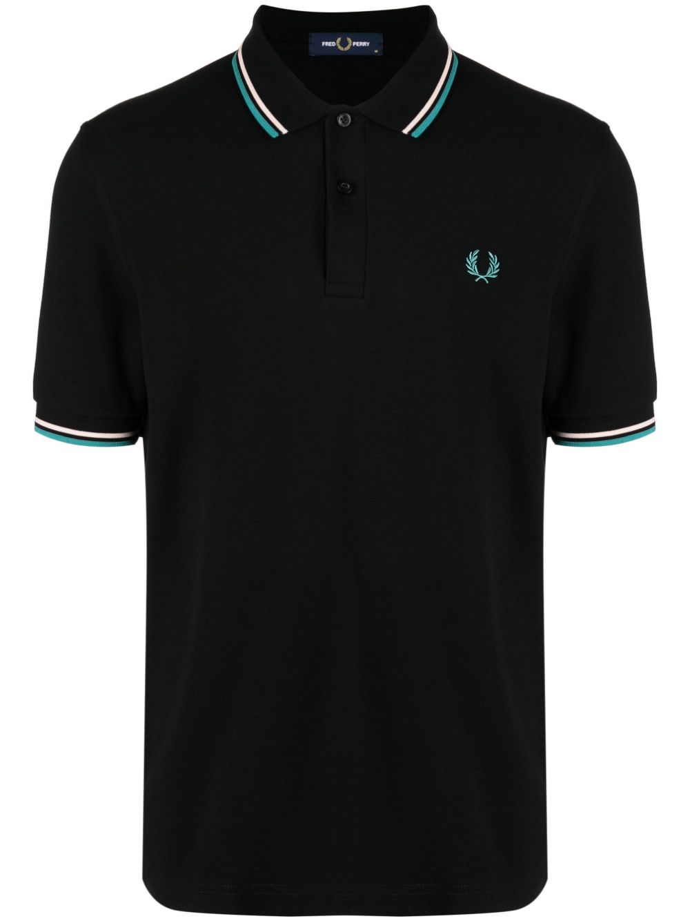 embroidered-logo polo shirt