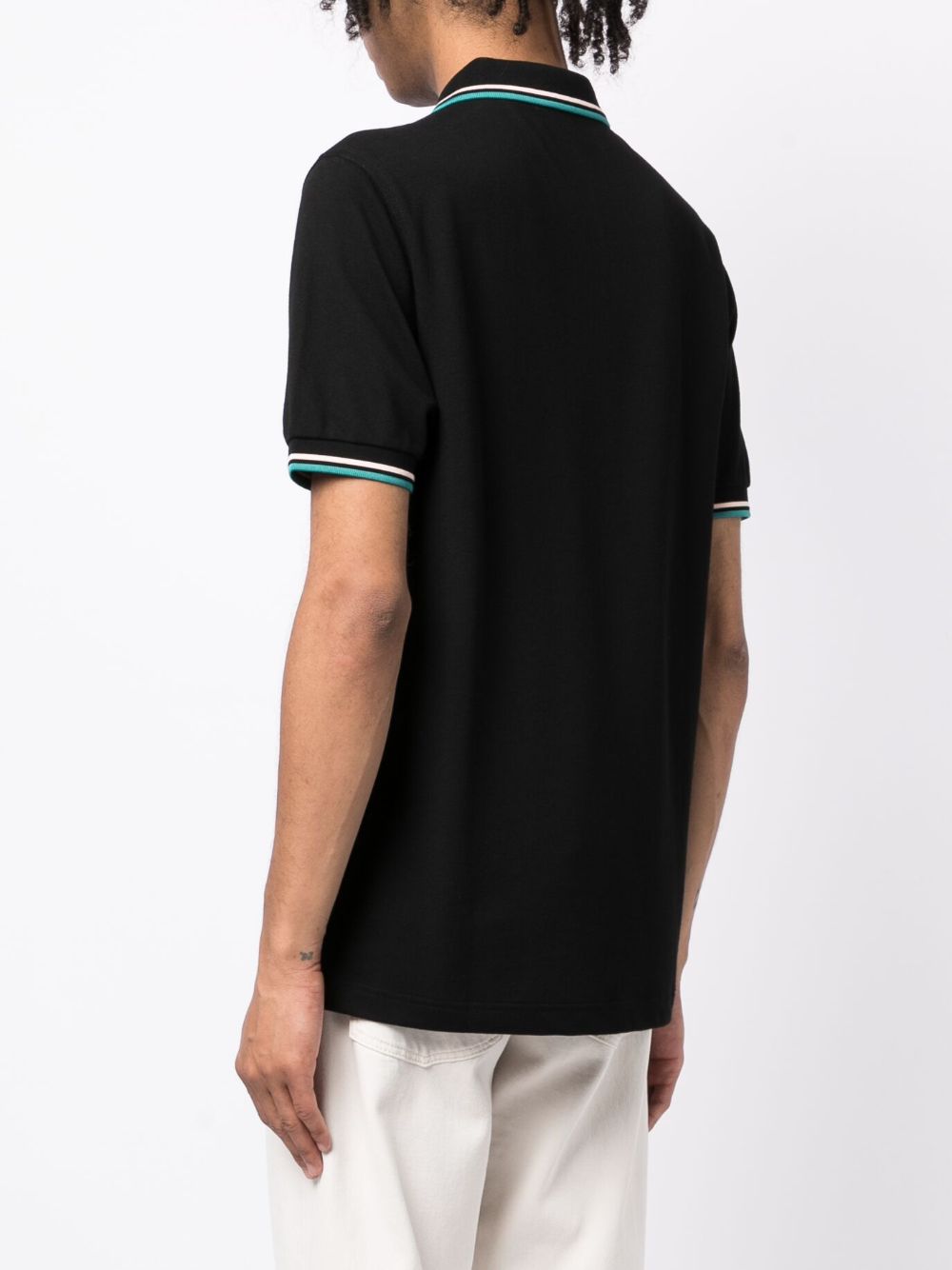 embroidered-logo polo shirt
