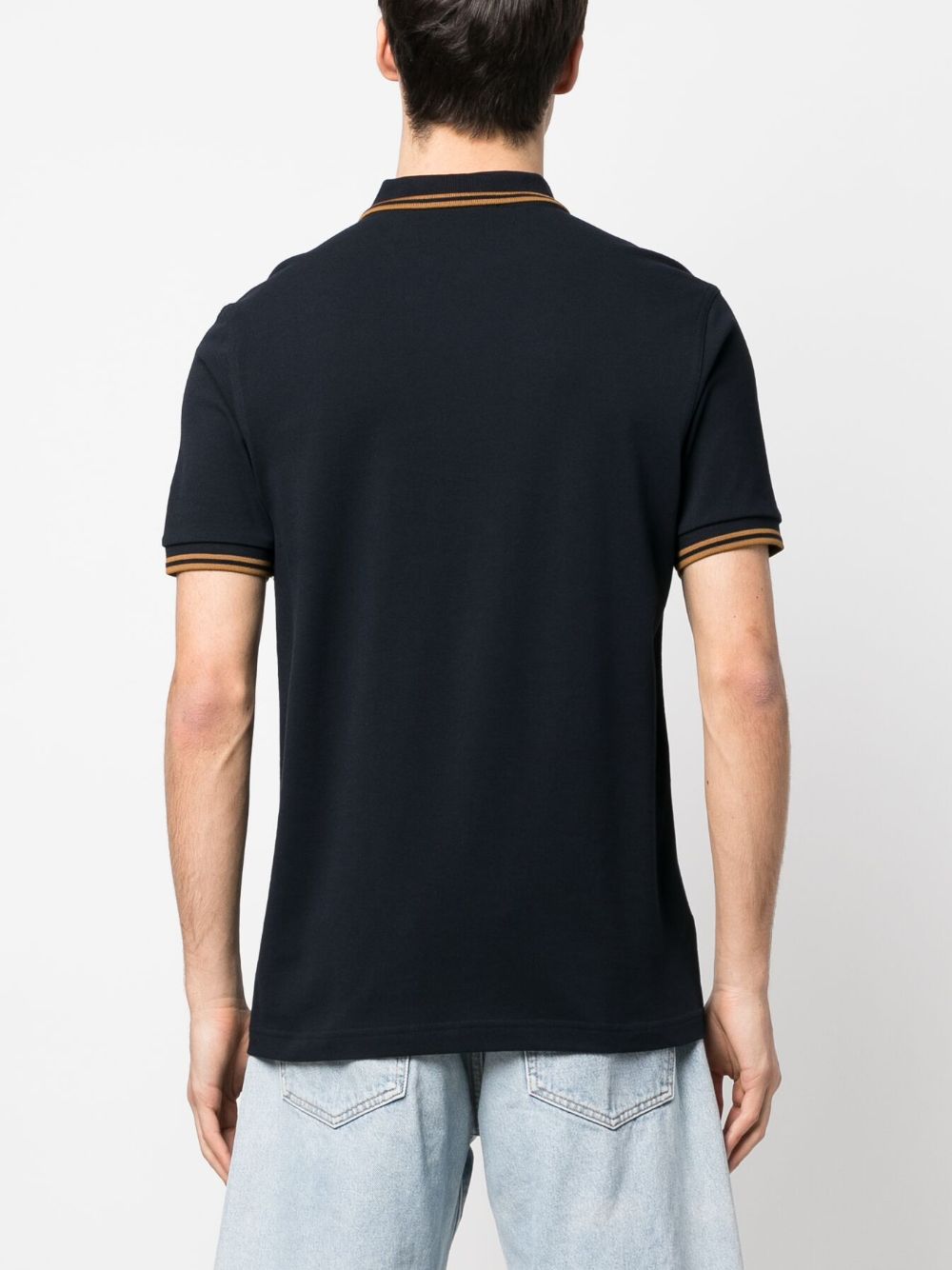 embroidered-logo polo shirt