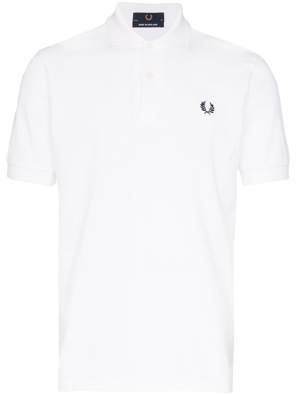 logo-embroidered polo shirt