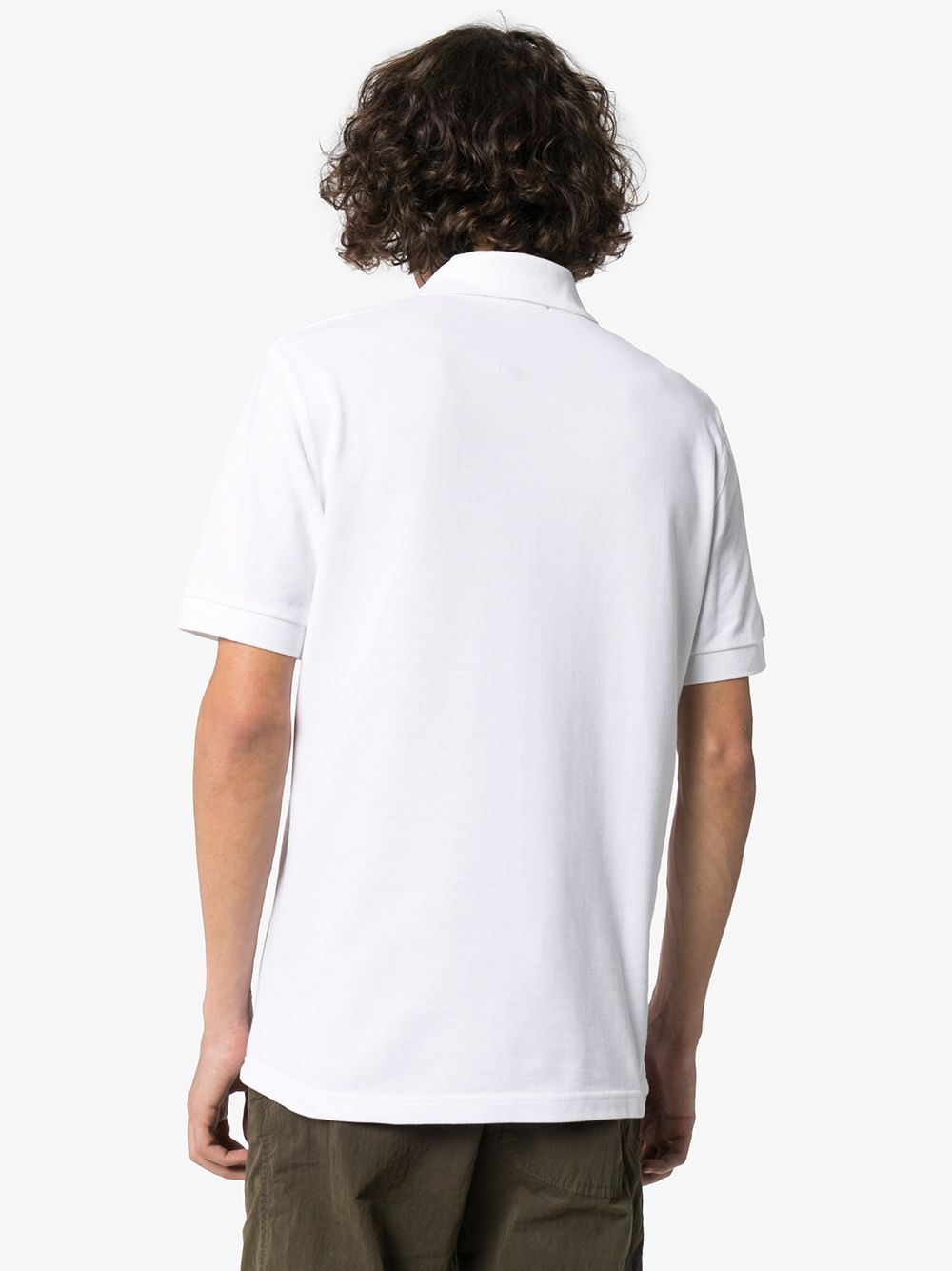 logo-embroidered polo shirt