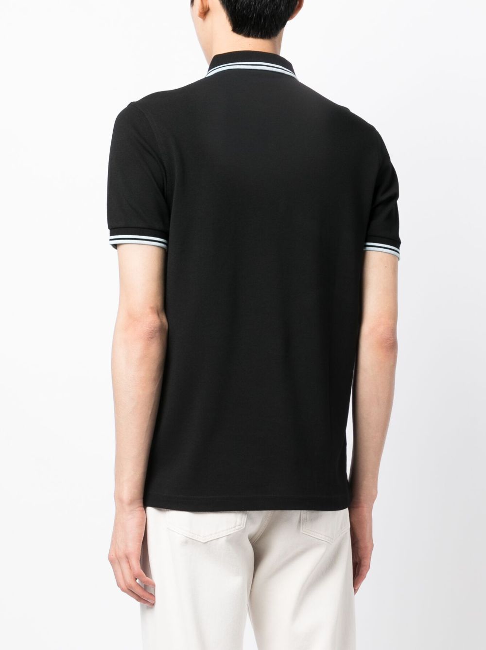 embroidered-logo polo shirt