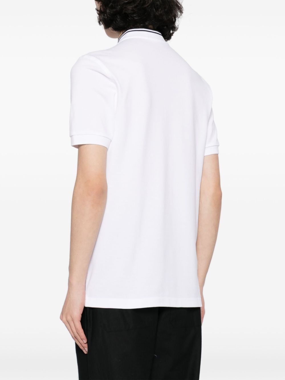 logo-embroidered polo shirt
