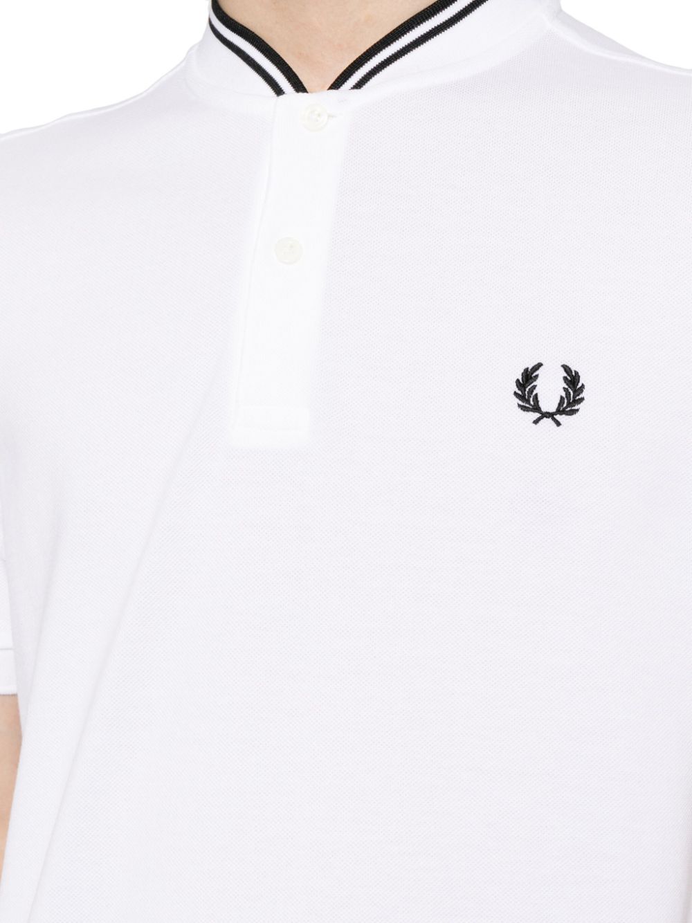 logo-embroidered polo shirt
