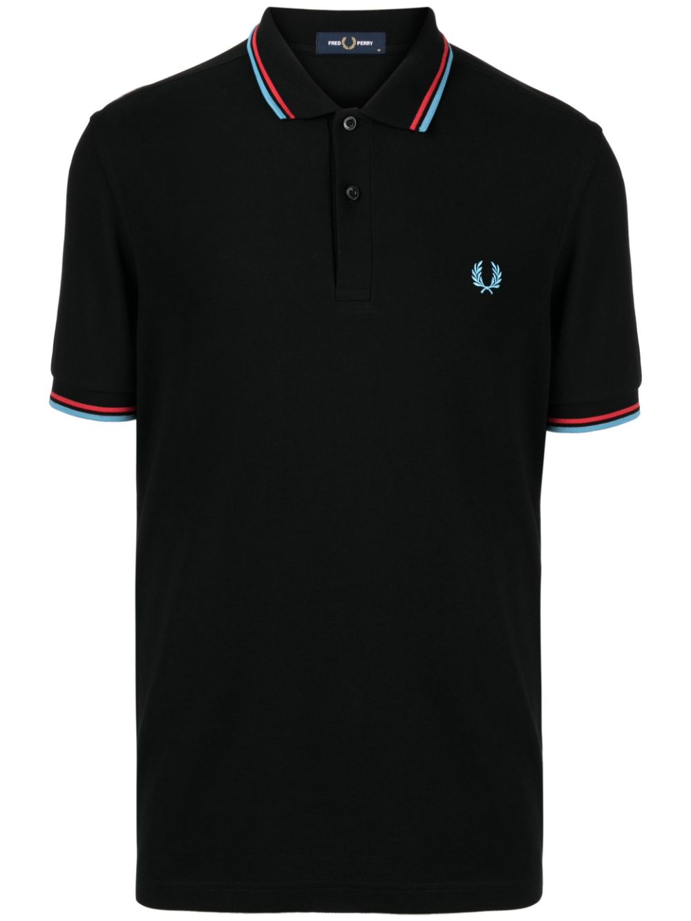 embroidered-logo polo shirt