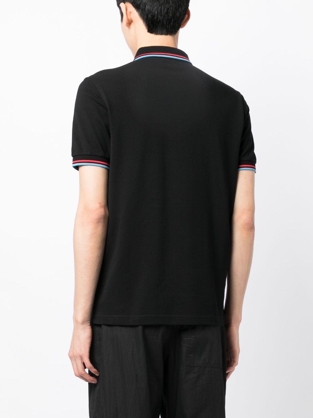 embroidered-logo polo shirt