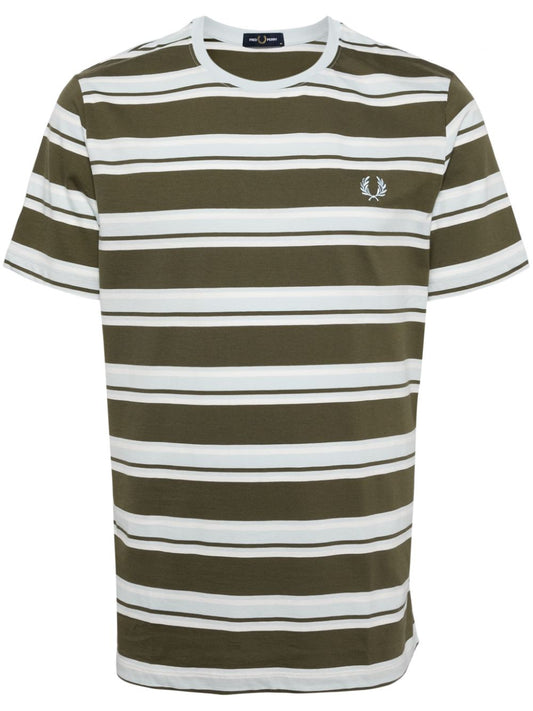 t-shirt en coton avec logo brodé