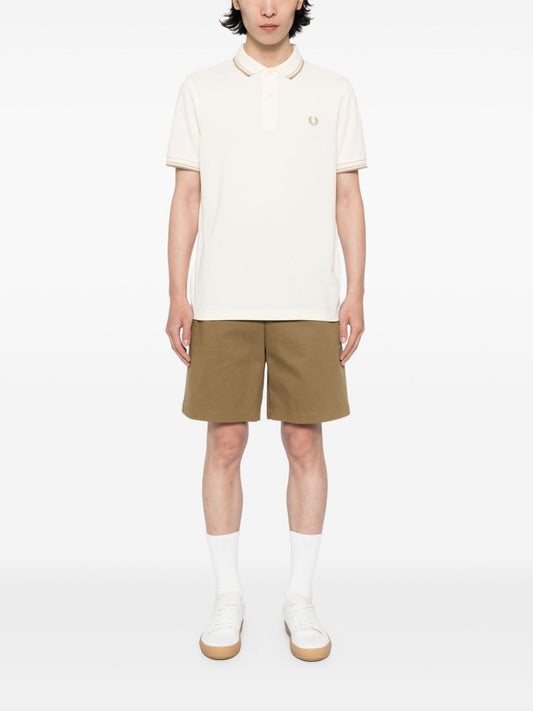 logo-embroidered cotton polo shirt