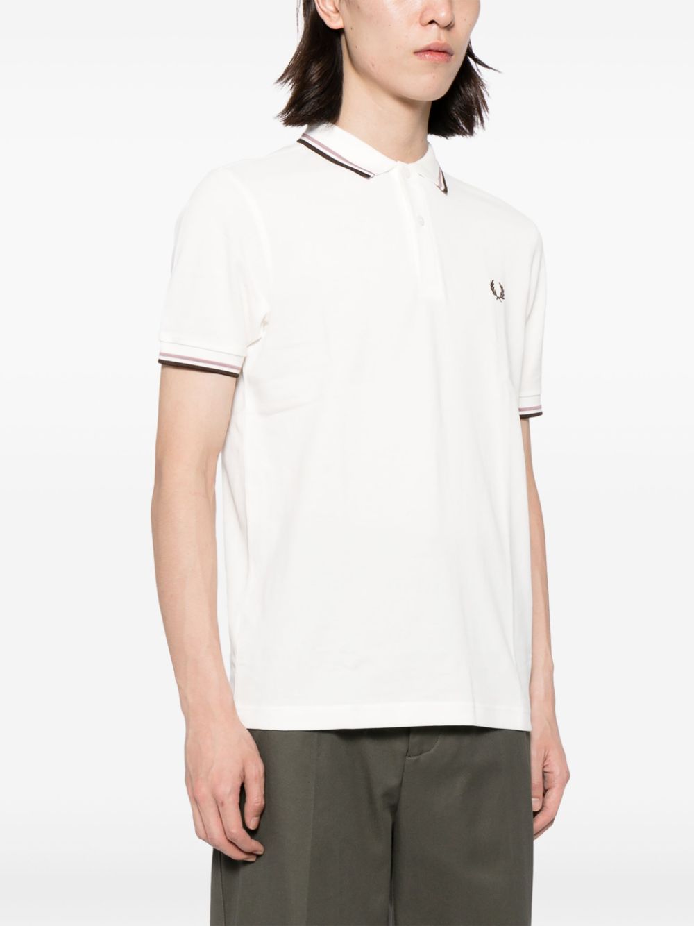 Twin Tipped cotton polo shirt