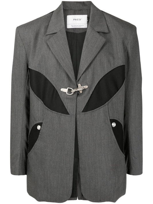 single-breasted virgin wool suit