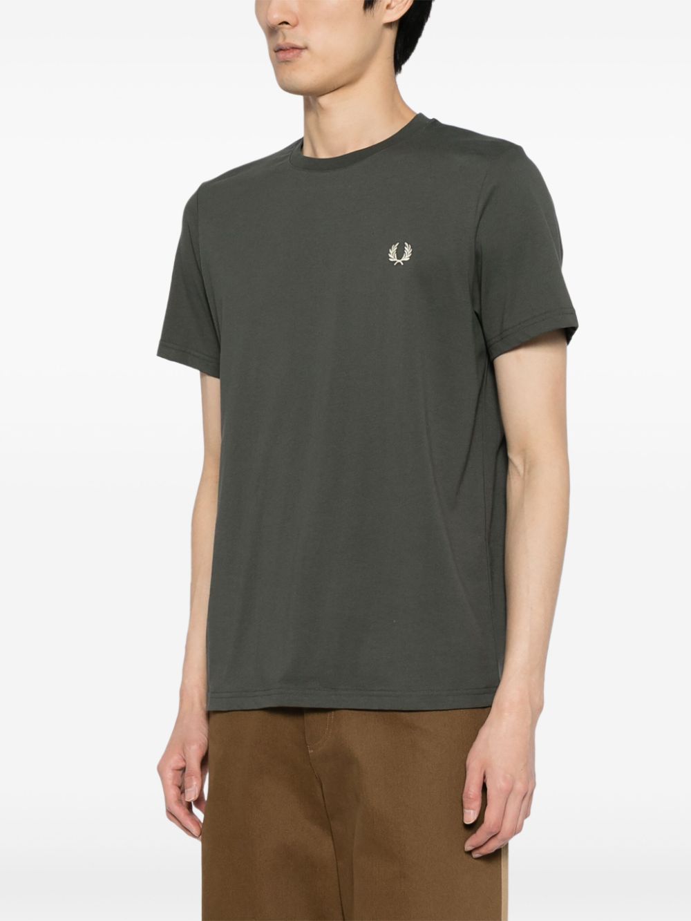 Laurel Wreath-print crew-neck T-shirt