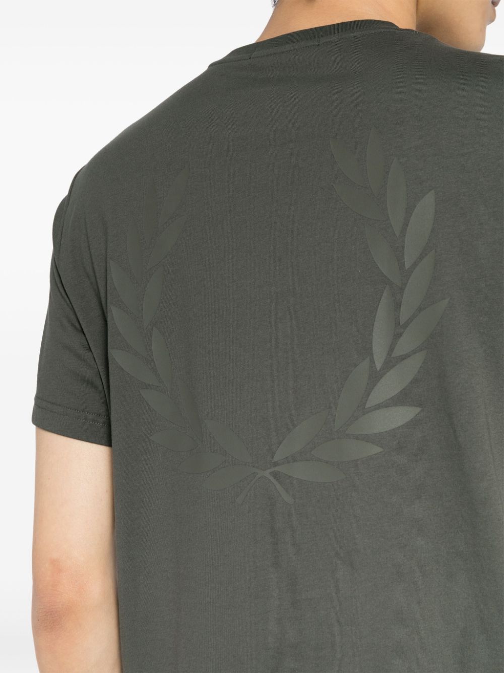 Laurel Wreath-print crew-neck T-shirt
