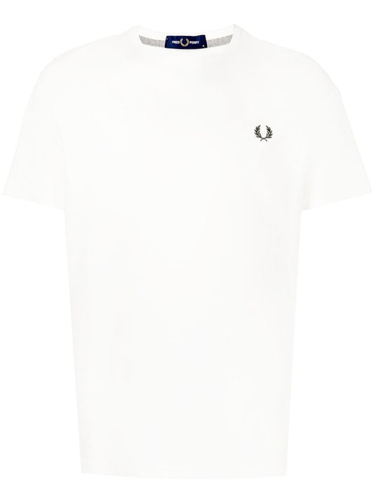 T-shirt en coton avec logo brodé