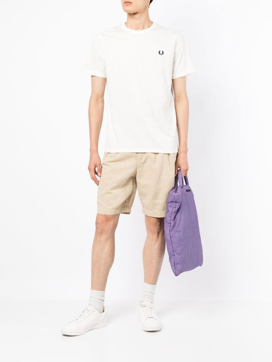 T-shirt en coton avec logo brodé
