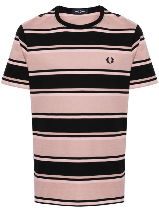T-shirt en coton rayé